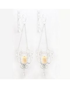 BEDAZZLING PENDANT SCONCE DUO